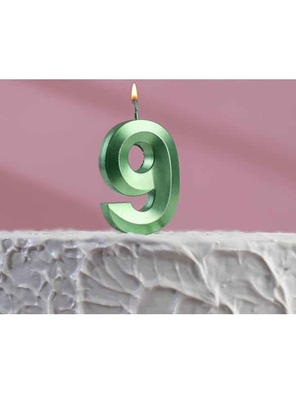 Свеча в торт на шпажке «‎Грань», цифра 