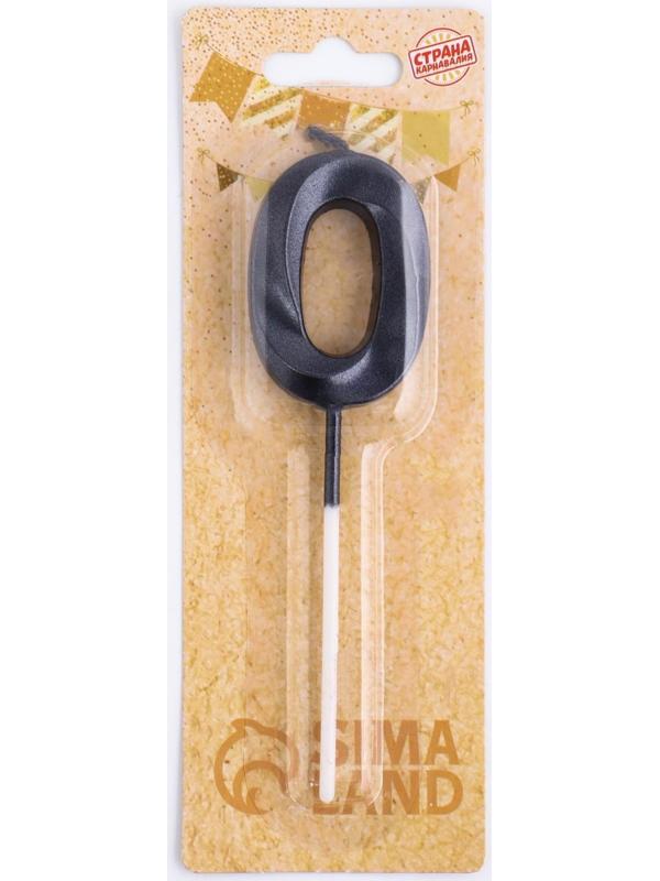 Свеча в торт на шпажке «‎Грань», цифра 