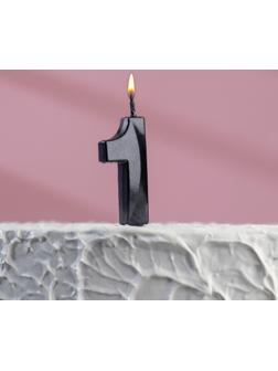 Свеча в торт на шпажке «‎Грань», цифра 