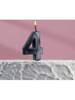Свеча в торт на шпажке «‎Грань», цифра 