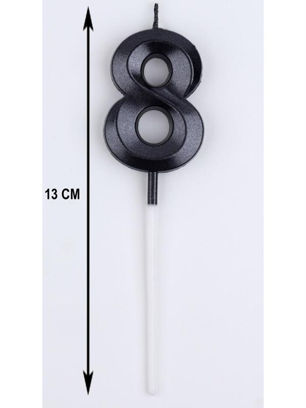 Свеча в торт на шпажке «‎Грань», цифра 