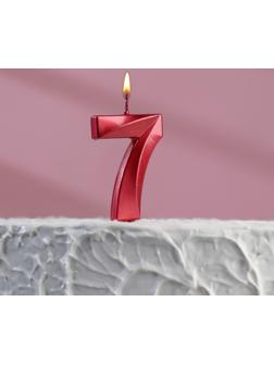 Свеча в торт на шпажке «‎Грань», цифра 