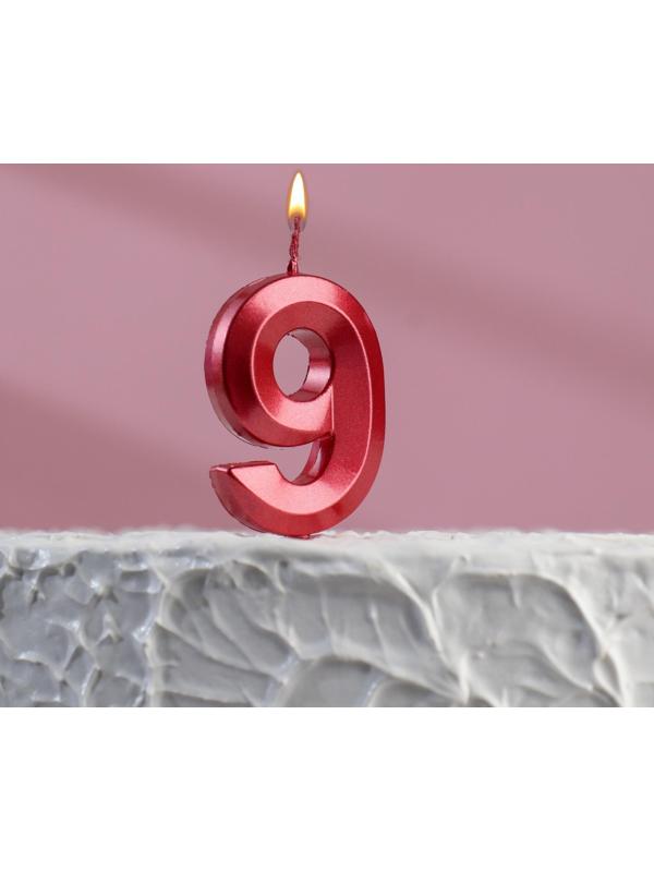 Свеча в торт на шпажке «‎Грань», цифра 