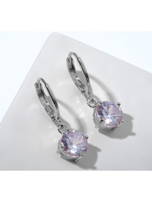 Серьги со стразами 