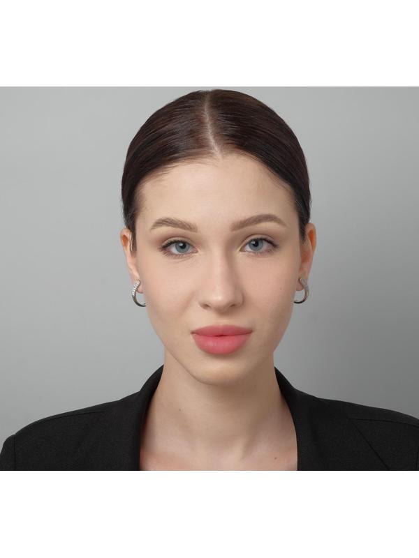 Серьги со стразами 