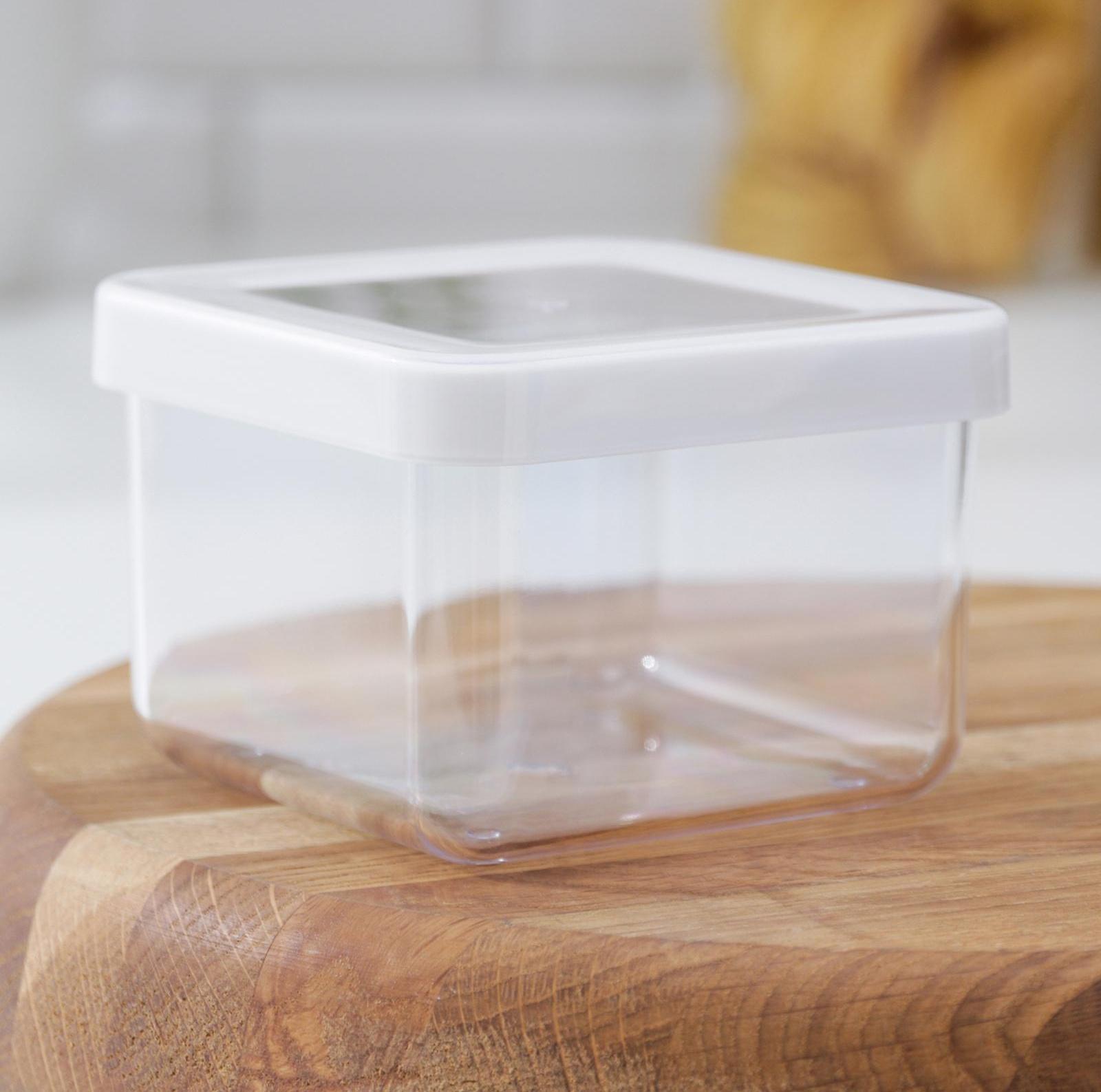 Контейнер для сыпучих продуктов «Степ», 500 мл, цвет белый