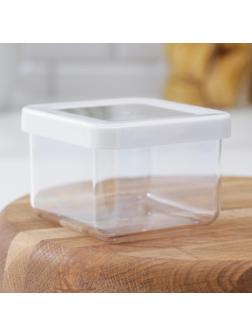 Контейнер для сыпучих продуктов «Степ», 500 мл, цвет белый