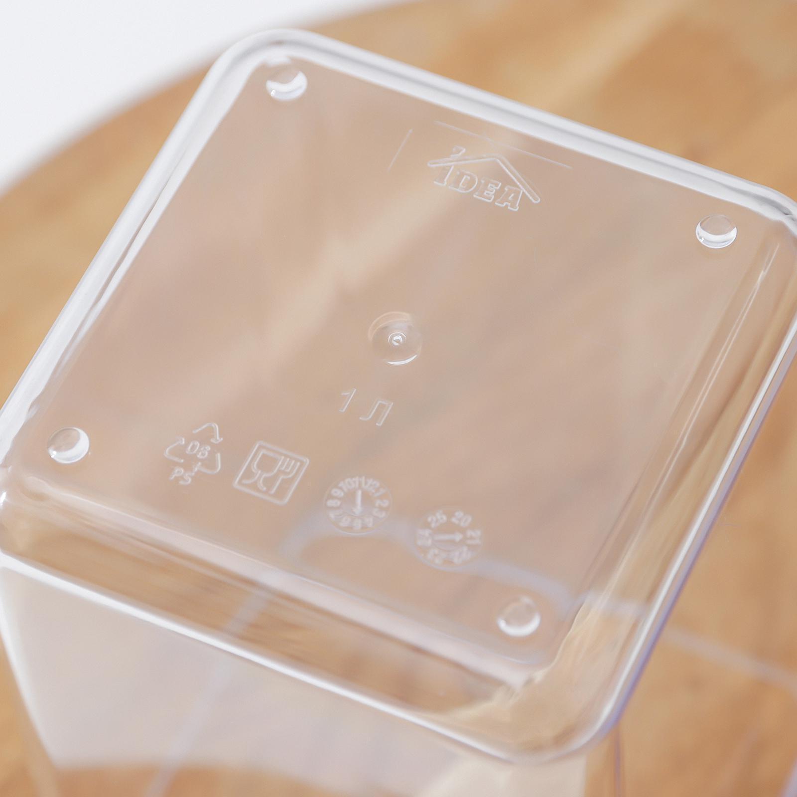 Контейнер для сыпучих продуктов «Степ», 1 л, цвет белый