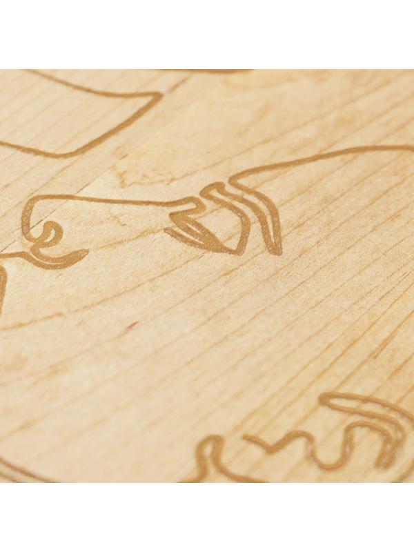 Доска разделочная «Для прекрасных блюд», 35 × 20 × 2  см