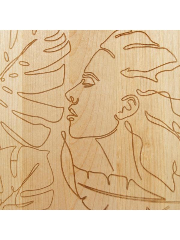 Доска разделочная «Для прекрасных блюд», 35 × 20 × 2  см