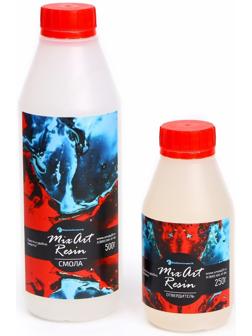 Эпоксидная смола для рисования «MixArt Resin» прозрачная, 750 г