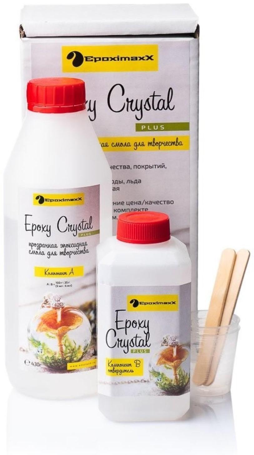 Ювелирная прозрачная смола «Epoxy Crystal PLUS», 580 г