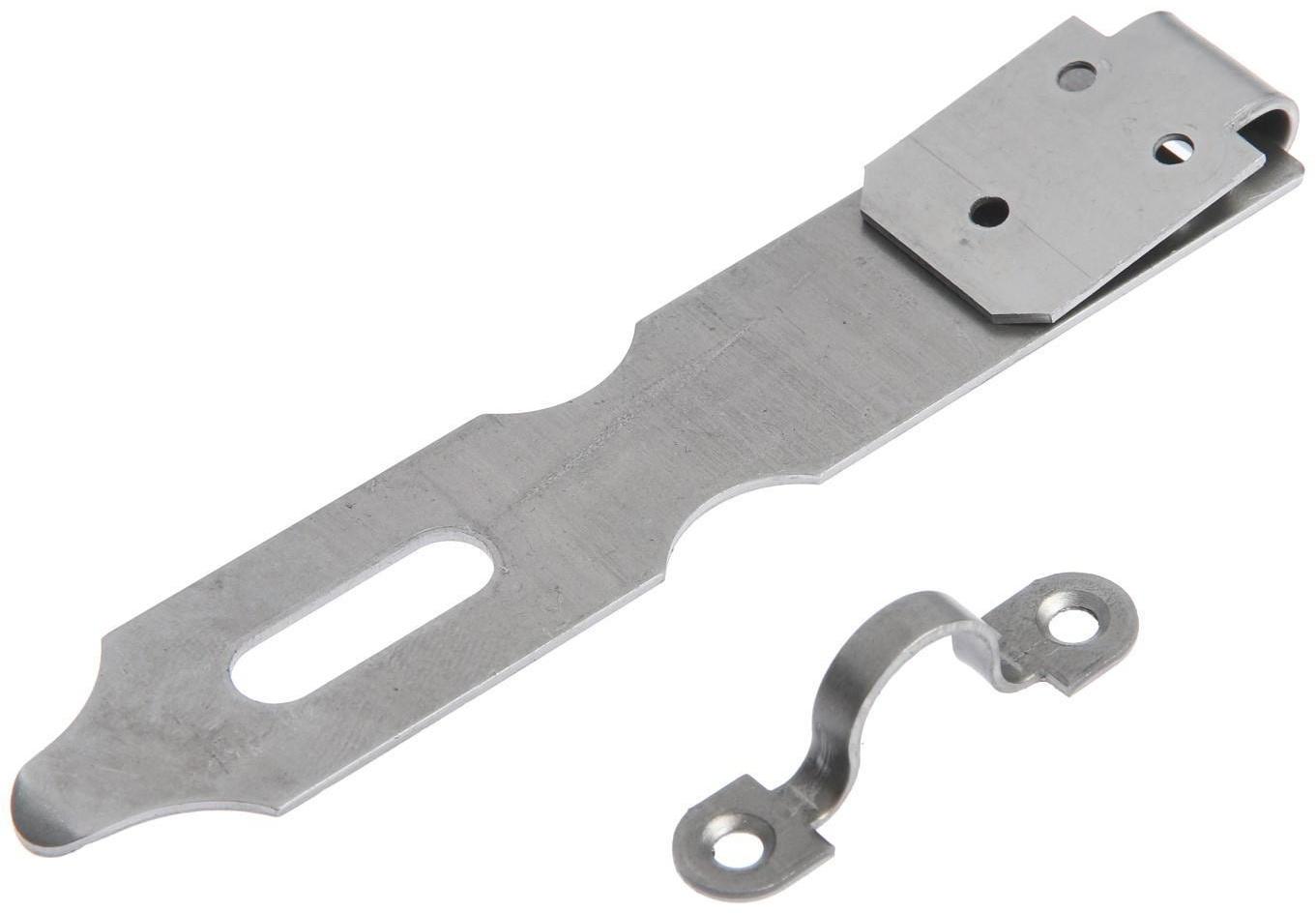 Накладка дверная ТУНДРА НДА, 180 мм, без покрытия, 1 шт.