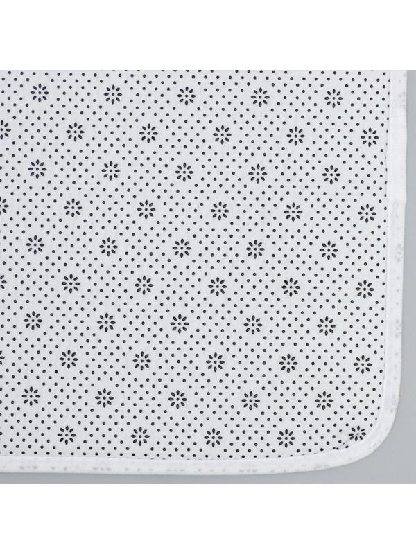 Набор ковриков для ванной и туалета Доляна «Чешуя», 2 шт: 50×80, 40×50 см