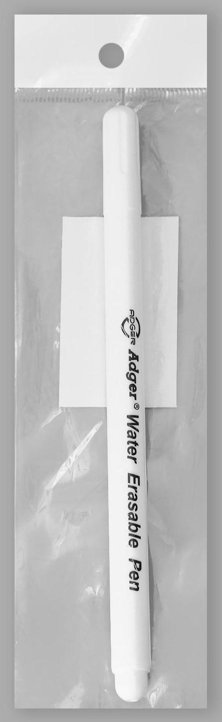 Маркер для ткани, водорастворимый, цвет белый