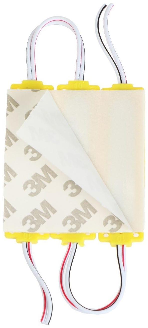 Светодиодная подсветка салона 12 В, COB, 7×1.6 см, IP68, 1.5 Вт, свет желтый