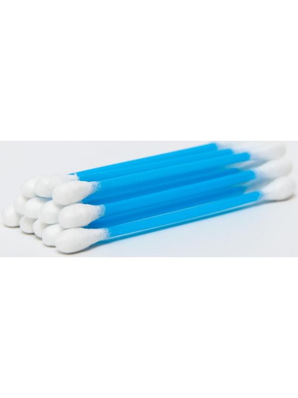Ватные палочки, пакет 100 шт., пластик, цвет МИКС