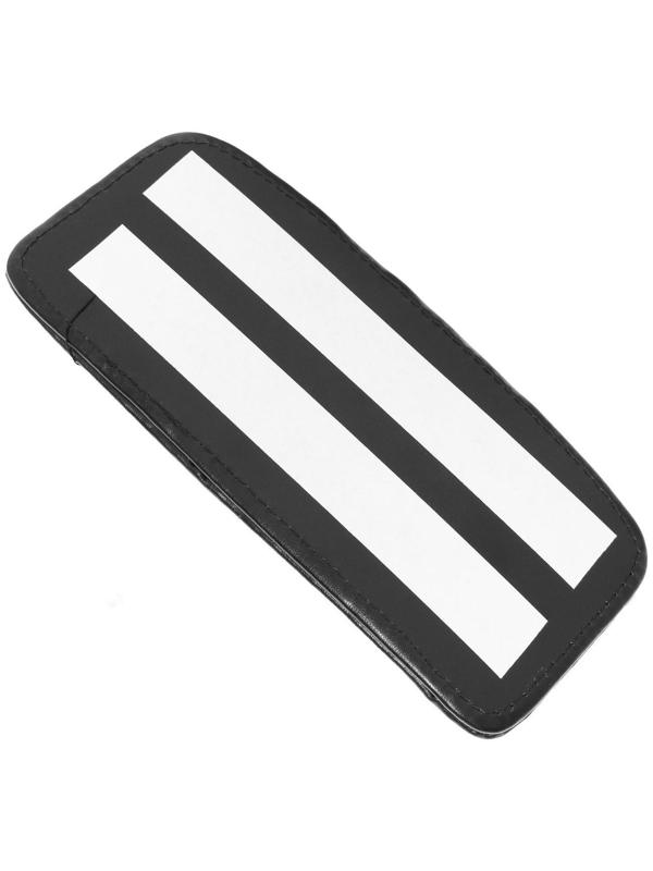 Подушка самоклеящаяся, кожа PU, 18 х 7.5 см, черный