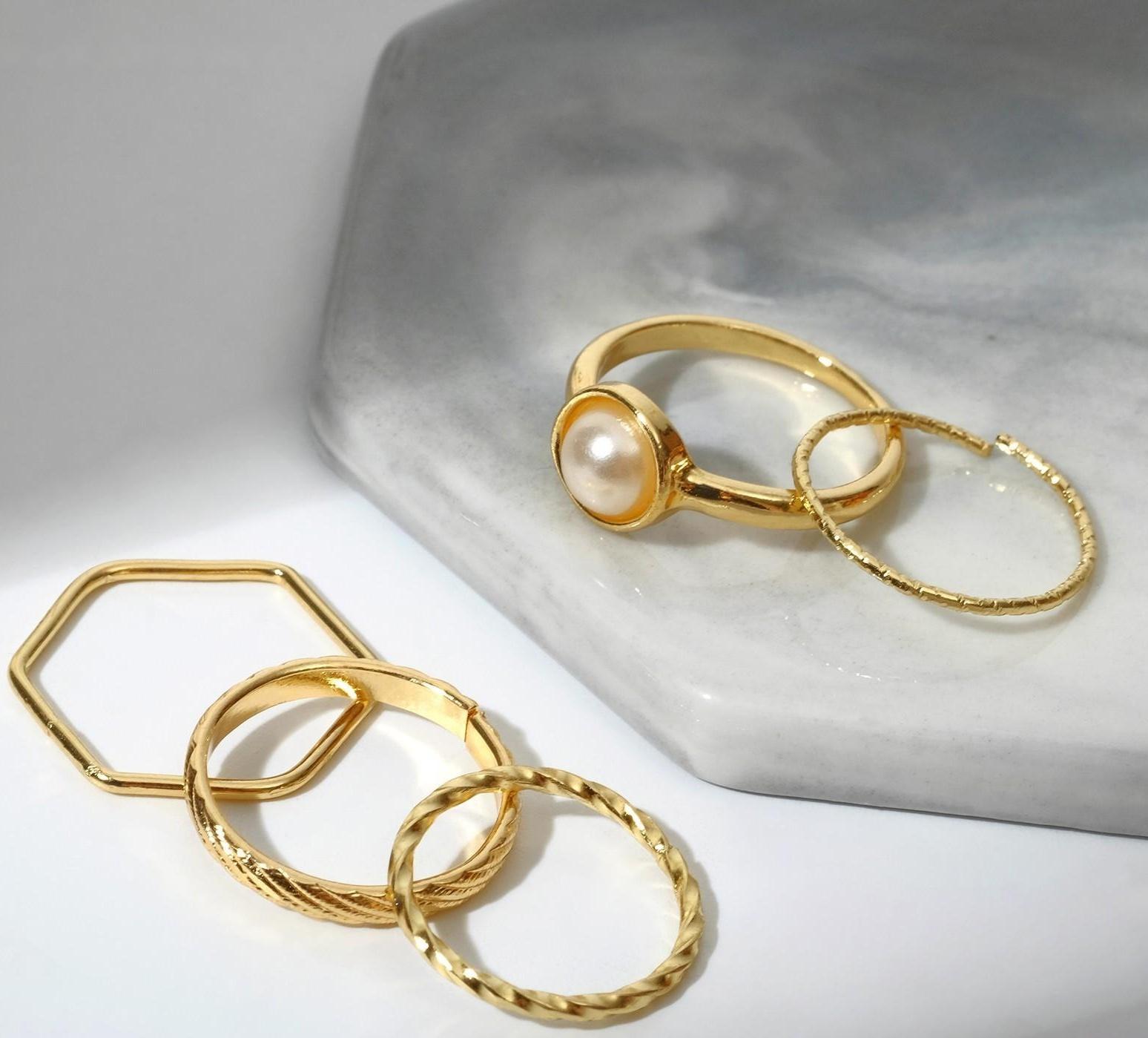 Кольцо набор 5 штук 