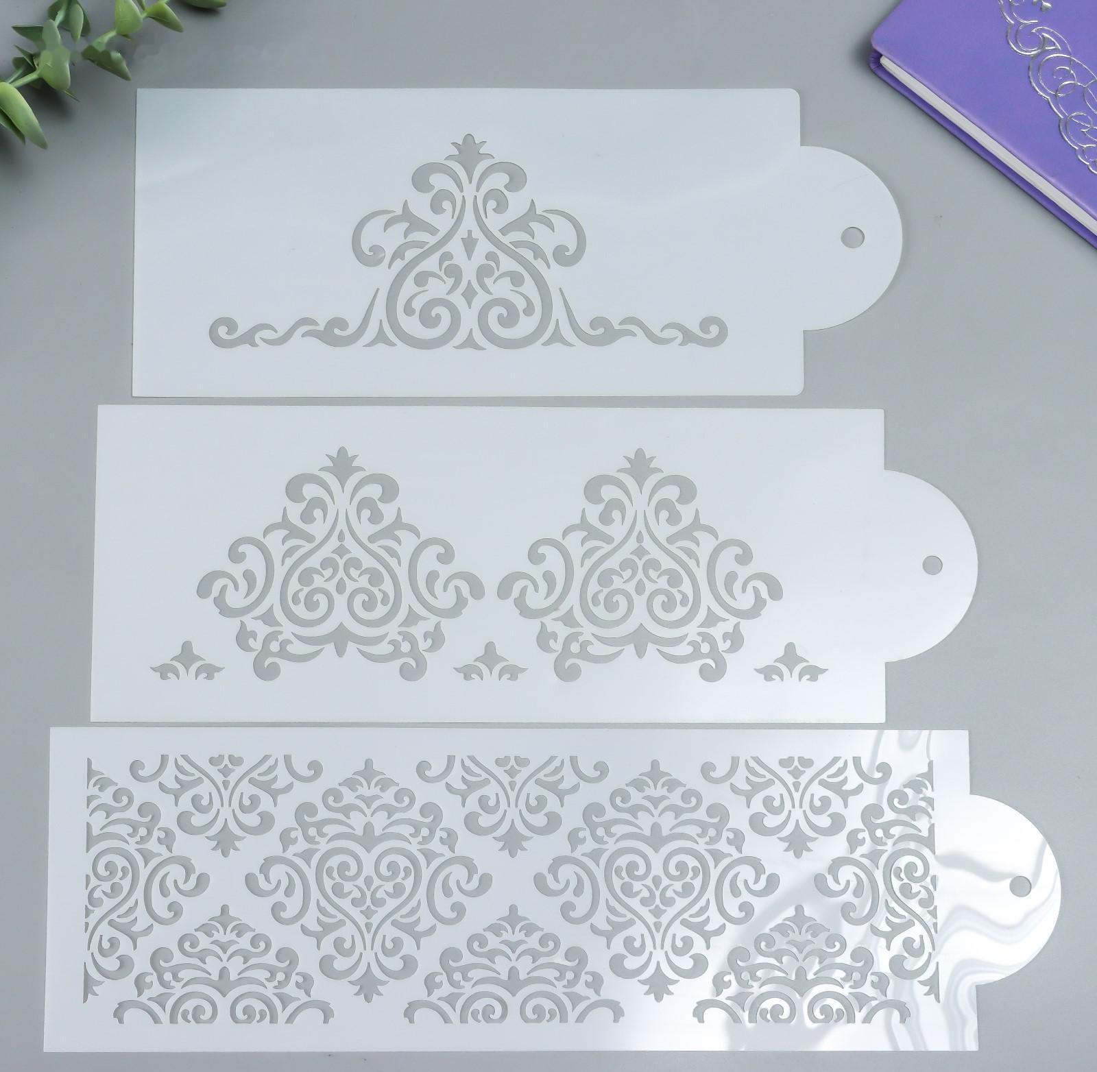 Трафарет пластик бордюрный 