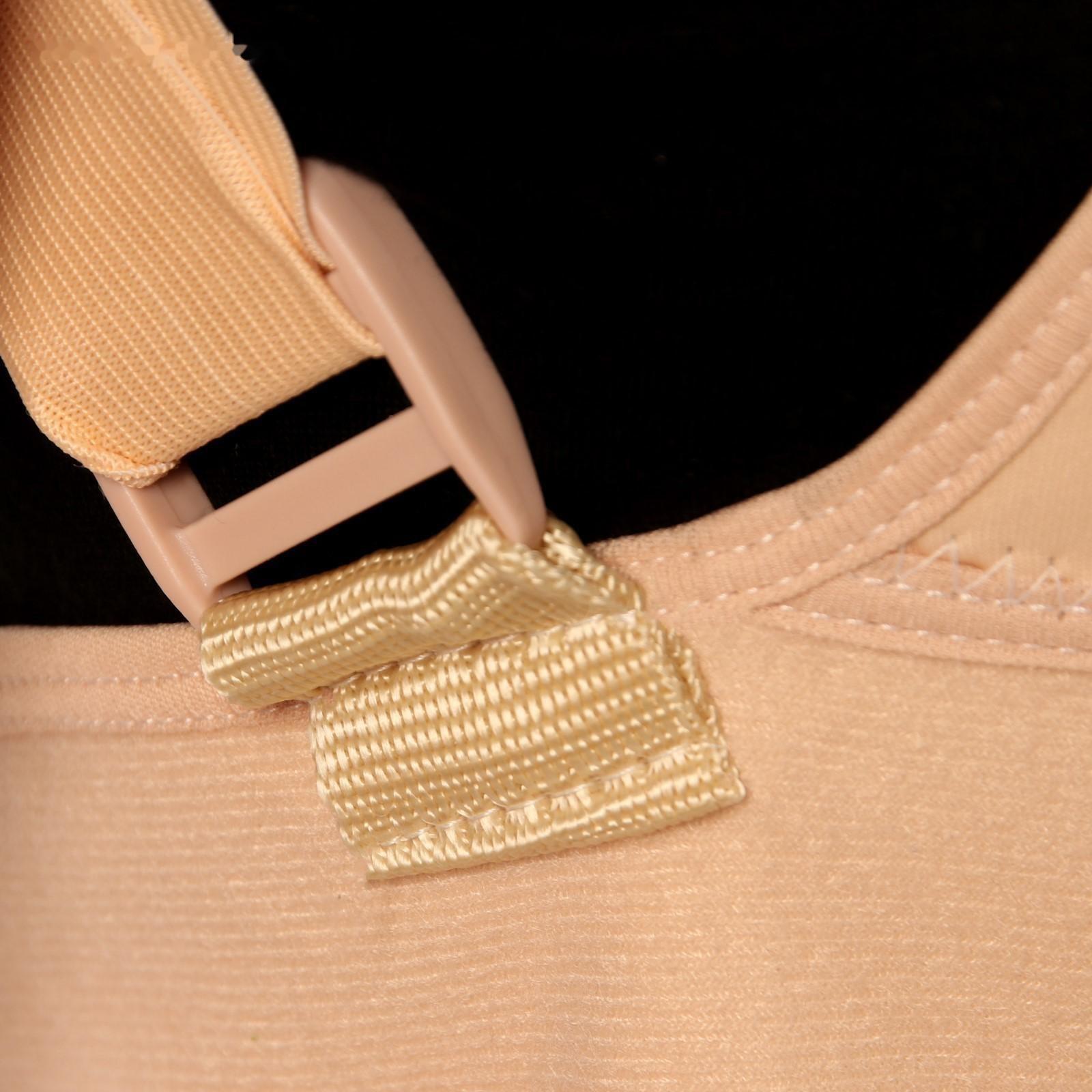 Массажёр-фиксатор для осанки и поясницы, на фастексах, размер S/M, цвет бежевый