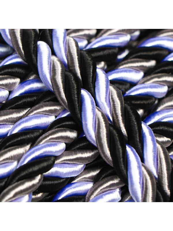 Шнур витой декоративный 12 мм без тесьмы №8.7, 25 м