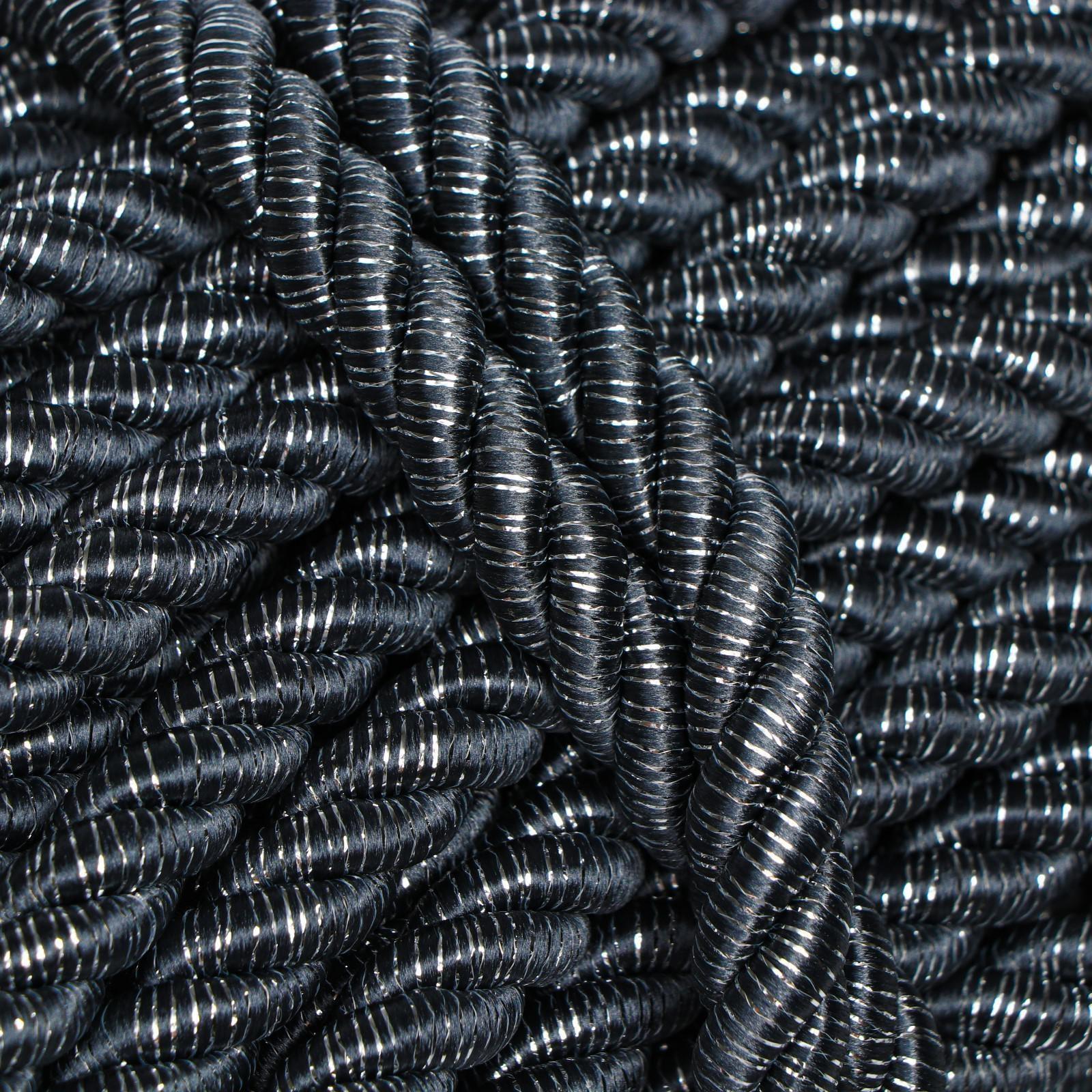 Шнур витой декоративный 12 мм без тесьмы №Л19.3, 25 м