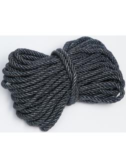 Шнур витой декоративный 12 мм без тесьмы №Л19.3, 25 м