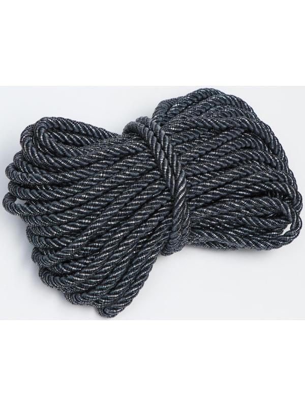 Шнур витой декоративный 12 мм без тесьмы №Л19.3, 25 м