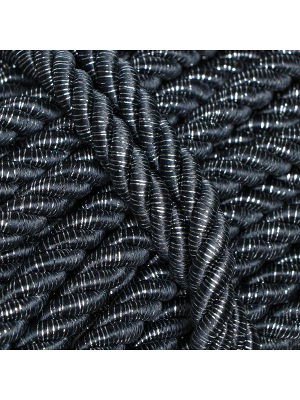 Шнур витой декоративный 12 мм без тесьмы №Л19.3, 25 м