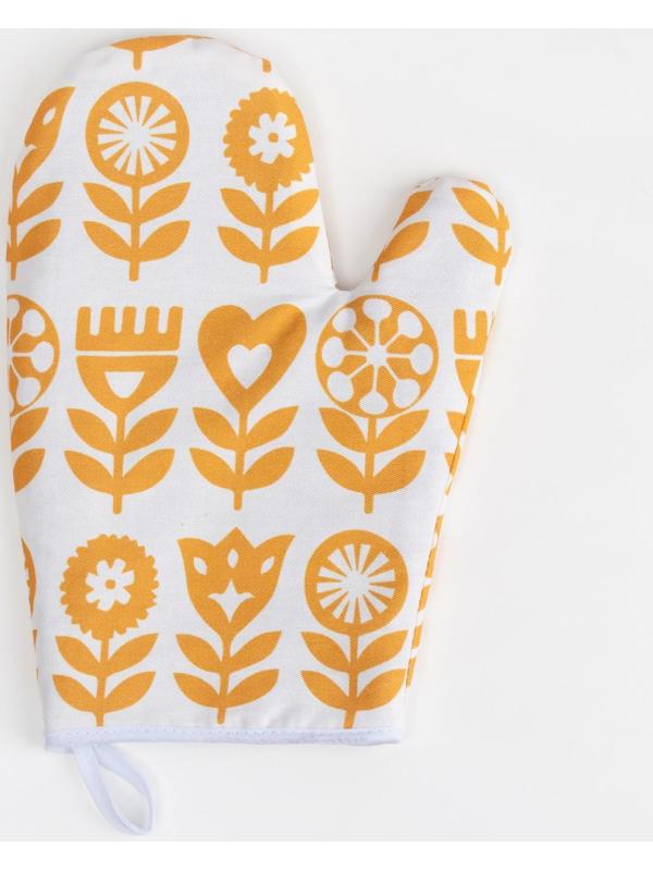 Набор подарочный Best kitchen: полотенце, варежка-прихватка, кухонная лопатка, венчик, губка