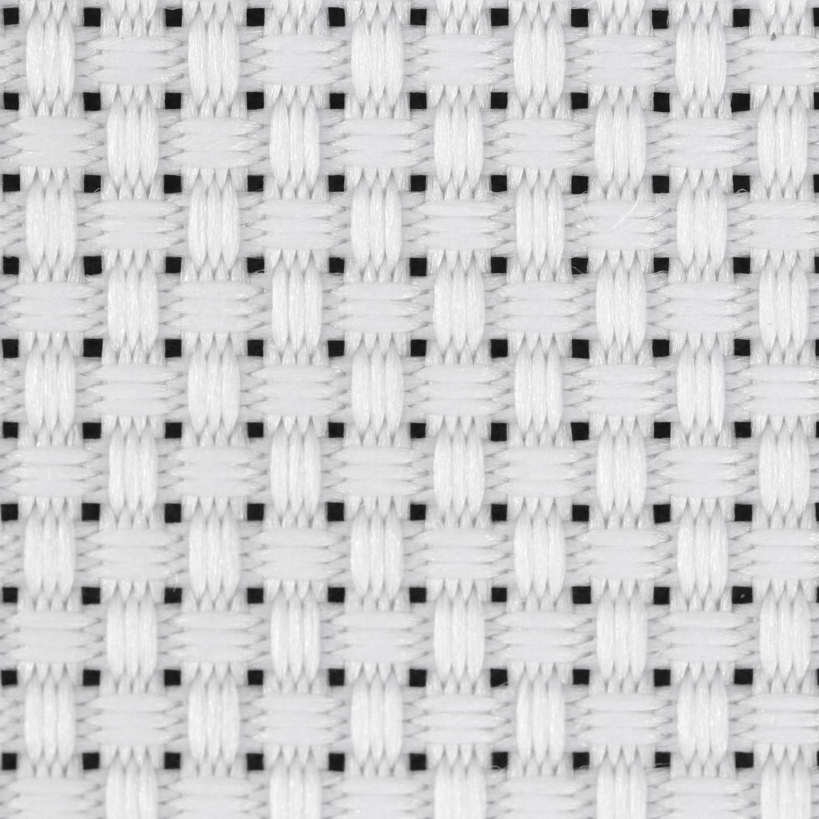 Канва для вышивания, №14, 30 × 20 см, цвет белый