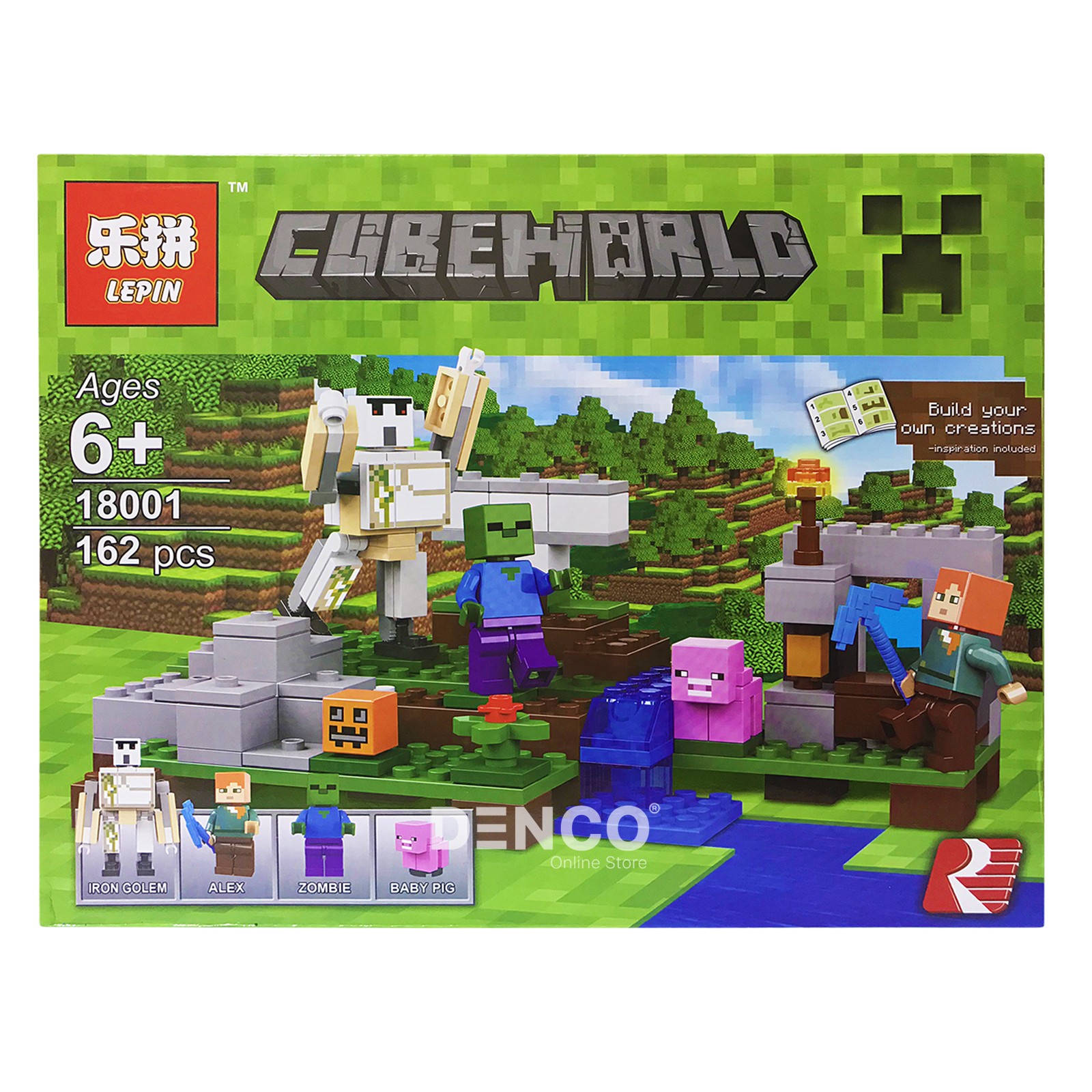 Конструктор Lp «Железный Голем» 18001 (Minecraft 21123) / 162 детали
