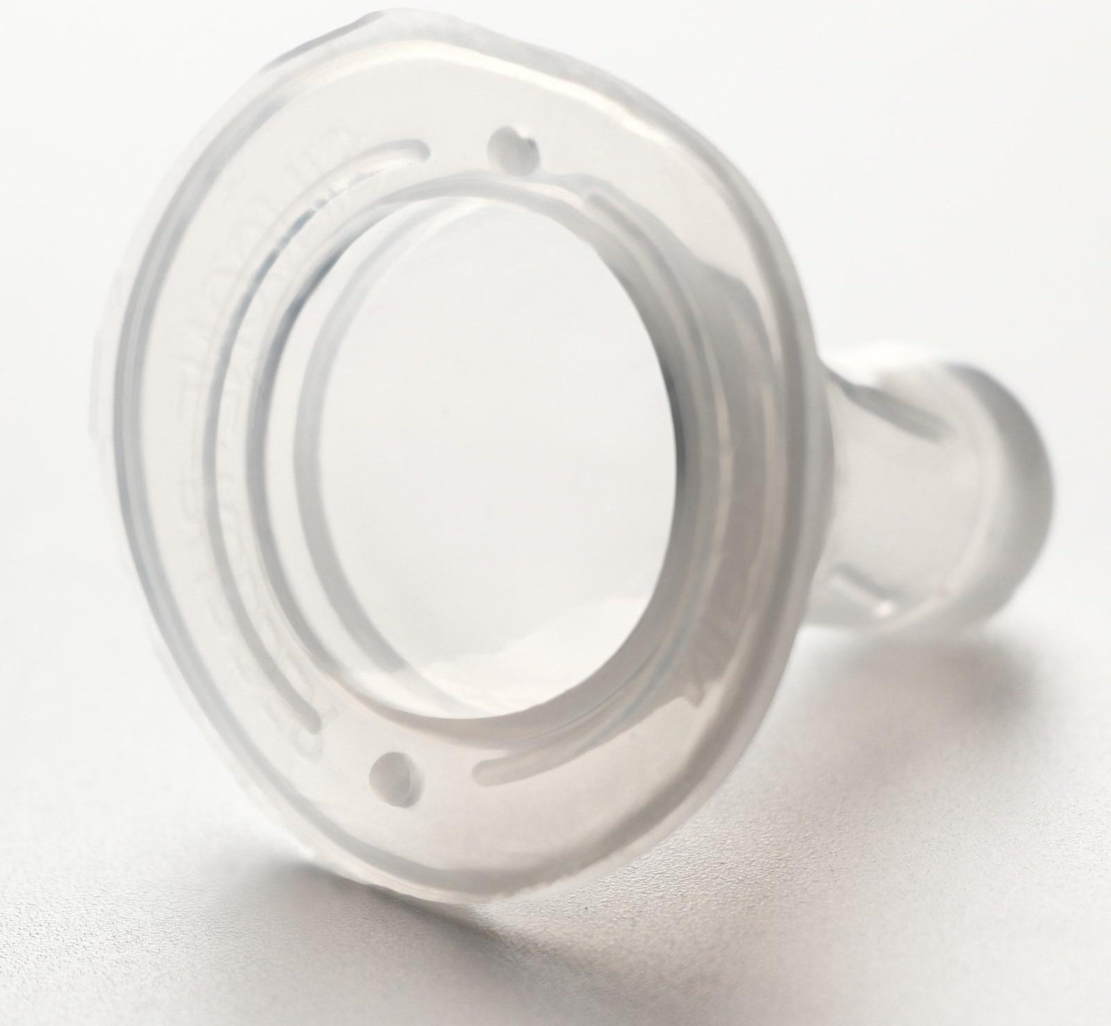 Соска силиконовая на бутылочку, +0 мес., медленный поток