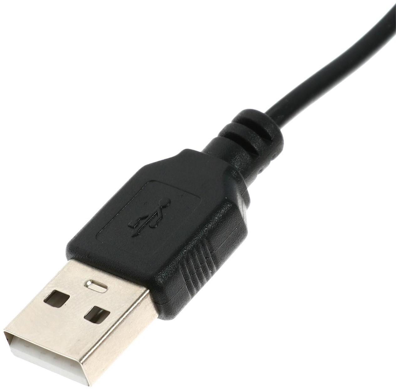 USB-разветвитель LuazON, 4 порта с индивидуальными выключателями, черный