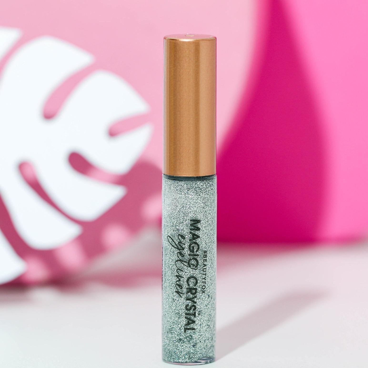 Глиттерная подводка для глаз, оттенок серебристый