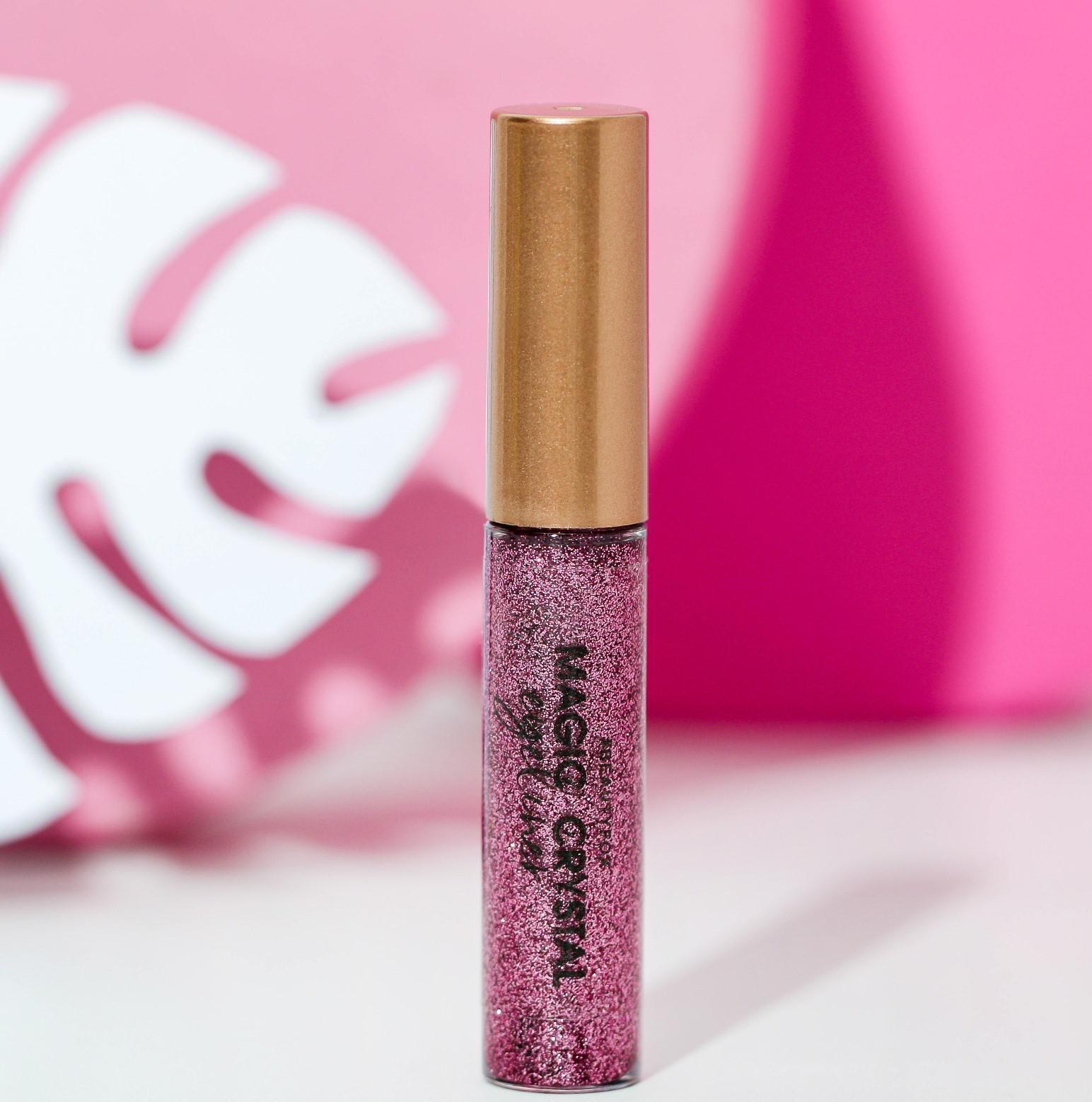 Глиттерная подводка для глаз, оттенок фуксия