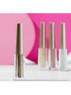 Жидкие глиттерные тени для век, оттенок бронзовый