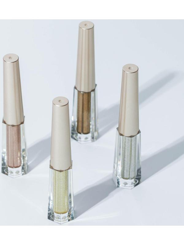 Жидкие глиттерные тени для век, оттенок карамельный