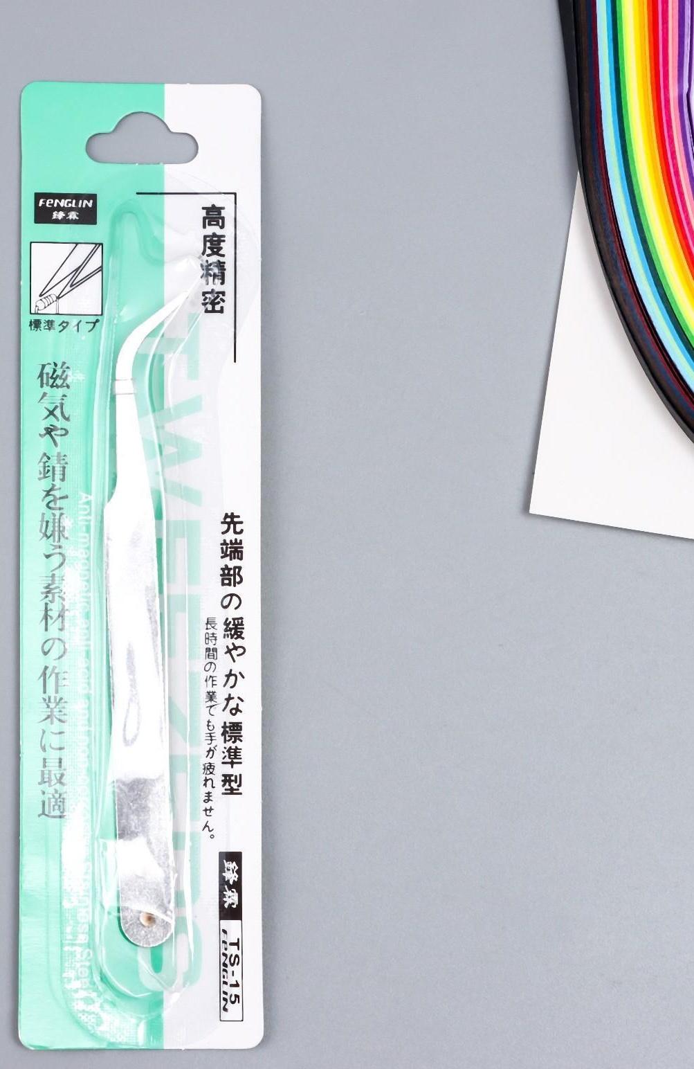 Набор для квиллинга (клей ПВА, инструмент, линейка, 120 полосок 54х0,5 см) МИКС 30х21 см