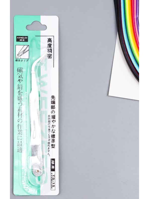 Набор для квиллинга (клей ПВА, инструмент, линейка, 120 полосок 54х0,5 см) МИКС 30х21 см