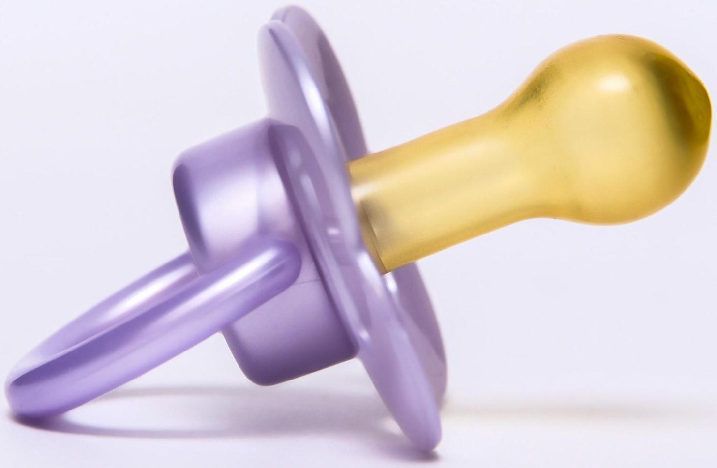 Соска-пустышка just lubby, классическая, с колпачком., от 6 мес., латекс