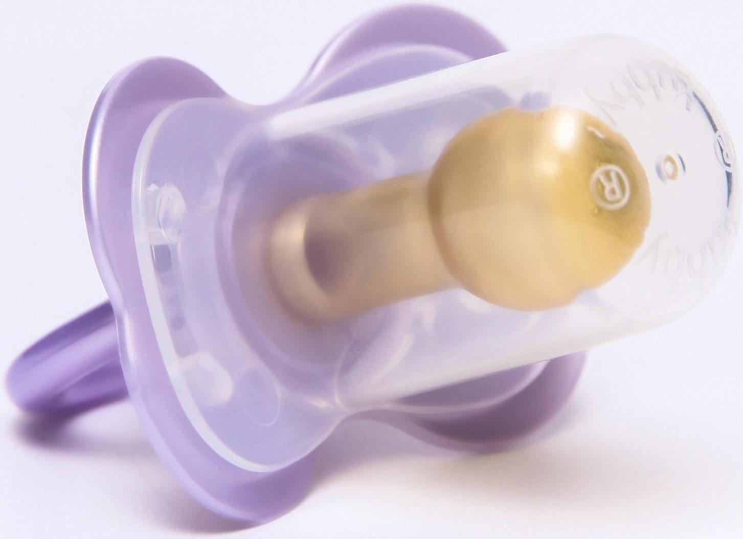 Соска-пустышка just lubby, классическая, с колпачком., от 6 мес., латекс