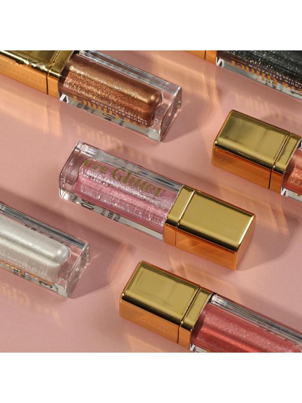 Жидкие перламутровые тени для век Glitter bomb, оттенок Pink lover, 4,5 мл