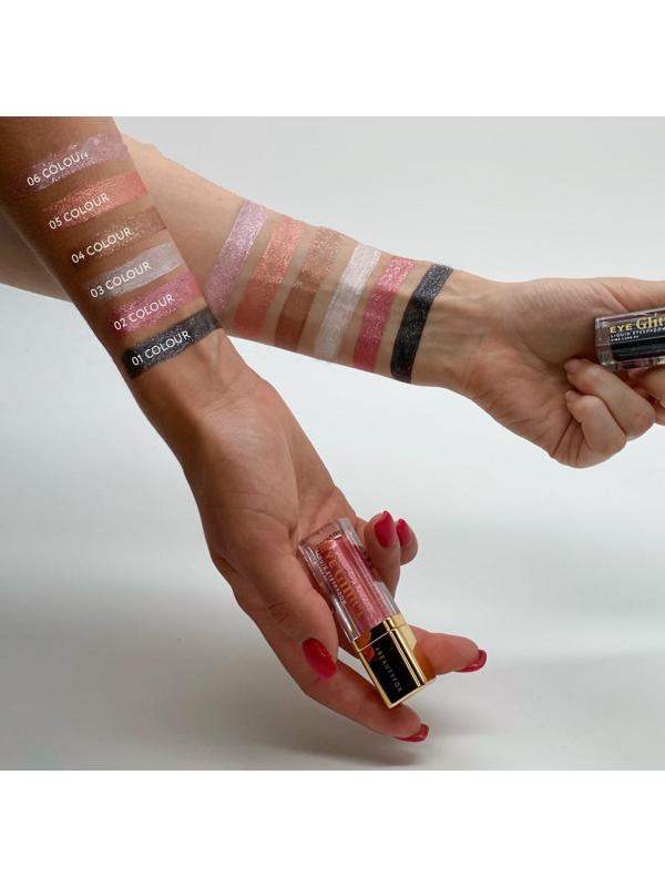 Жидкие перламутровые тени для век Glitter bomb, оттенок Pink lover, 4,5 мл