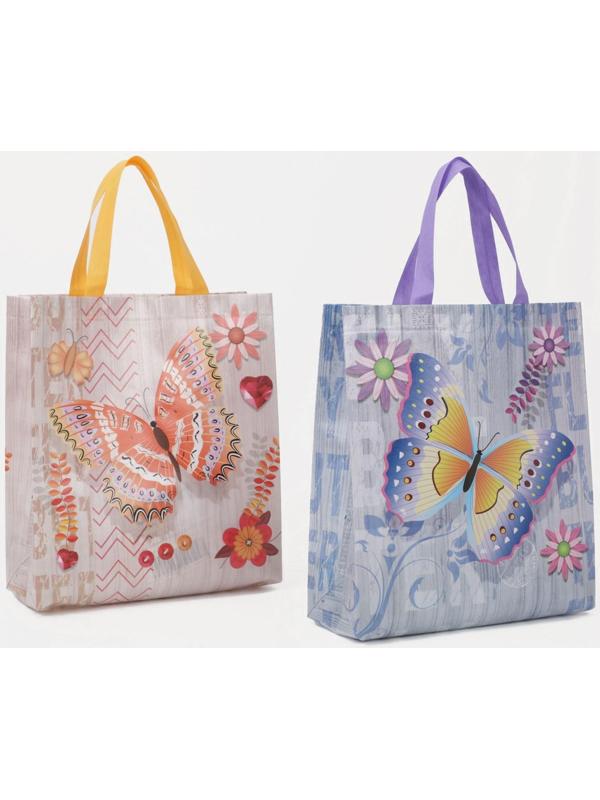 Сумка хозяйственная без молнии, цвет МИКС