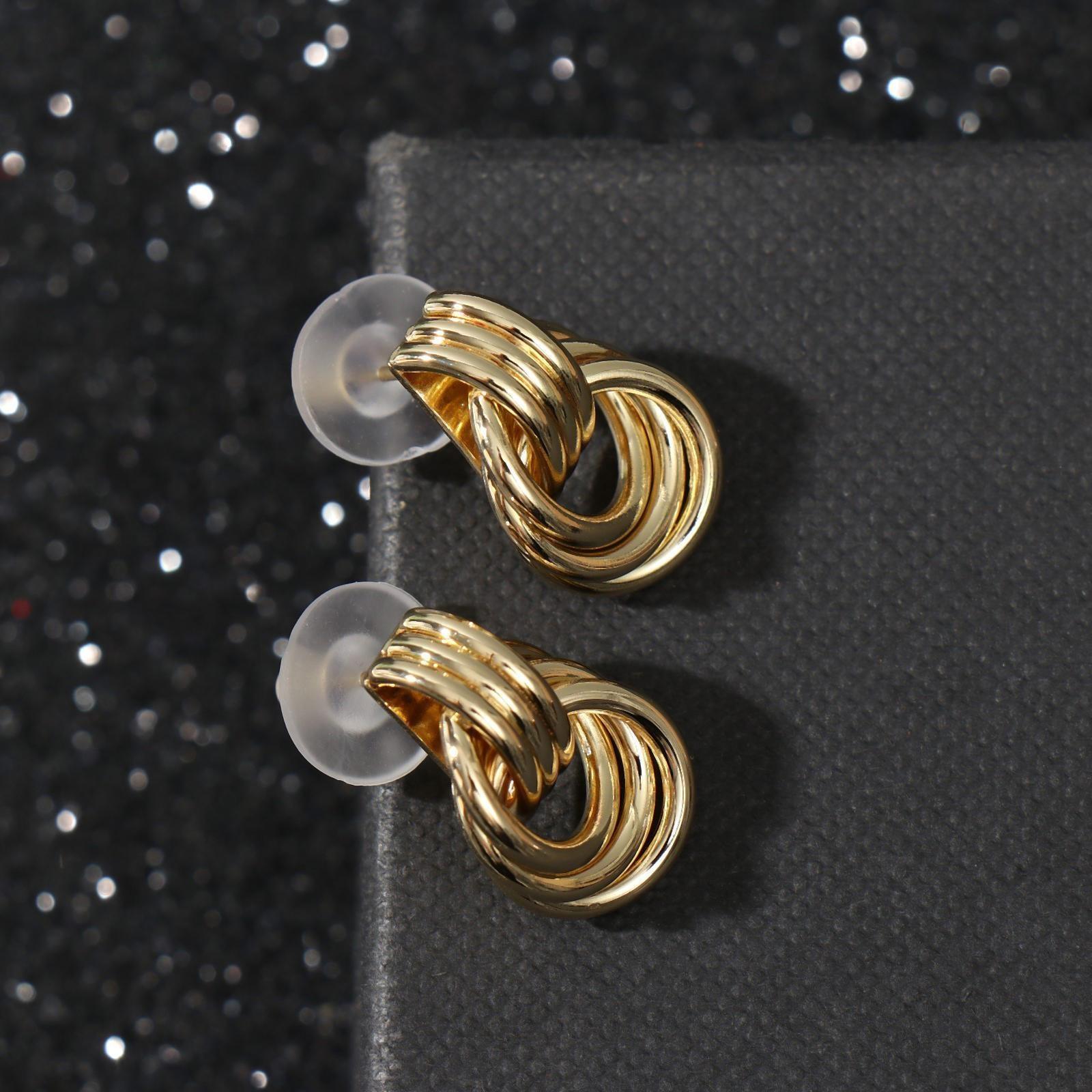 Серьги металл 