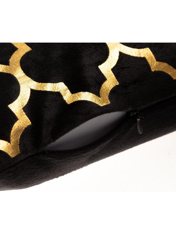 Наволочка декоративная Этель «Вензеля» 40х40 см, велюр