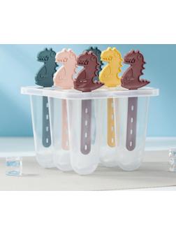 Форма для мороженого «Дино», 6 ячеек, 12×13 см, цвет МИКС