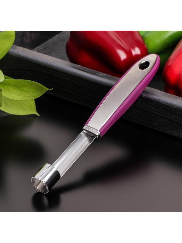 Нож для сердцевины Доляна Blаde, 21 см, ручка sоft-tоuch, цвет фиолетовый